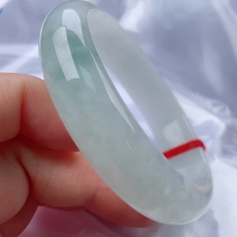 翡翠手镯未镶嵌正61.5无纹裂48小时鉴赏期