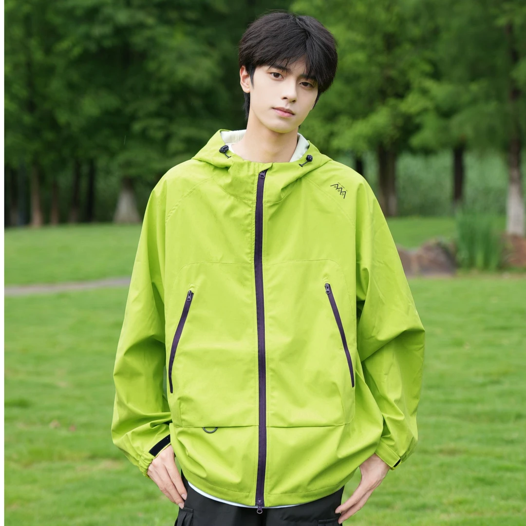 【2025新款+防风防水+男女同款】ppge户外工装登山徒步冲锋夹克外套