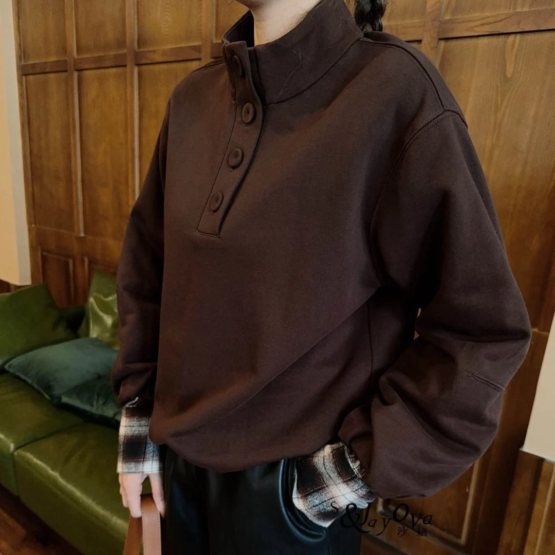 立领设计感卫衣10111111K3737674