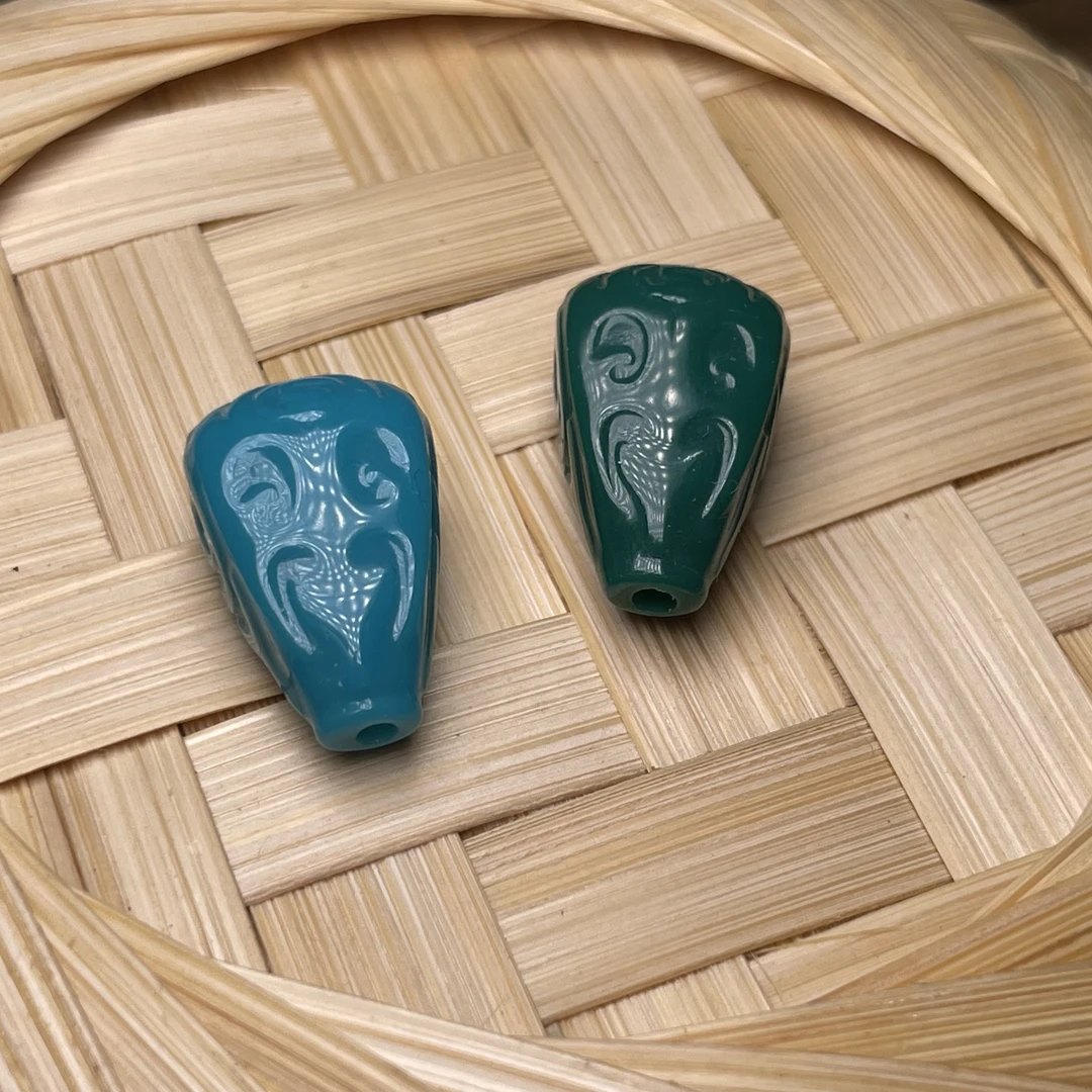 《科技平替》 高瓷玉化博古三通12-14mm