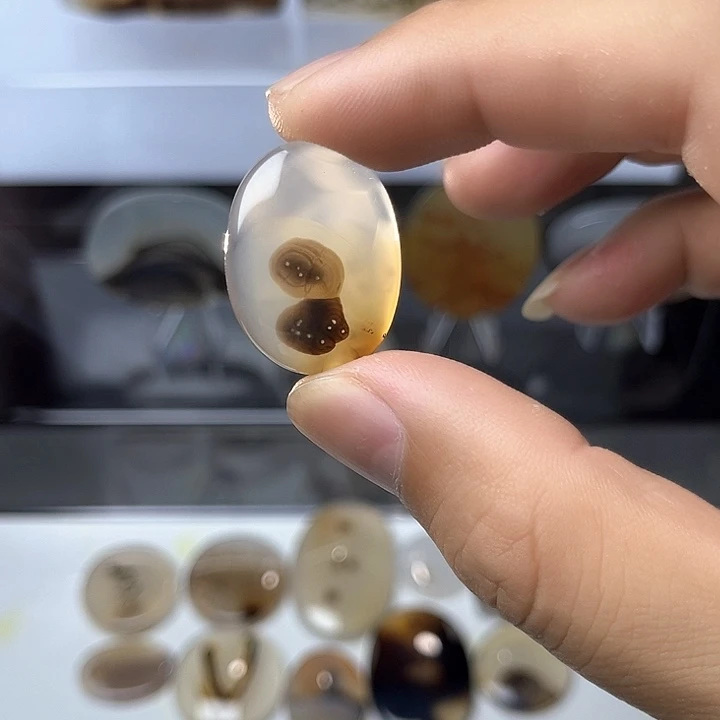 玛瑙/玉髓未镶嵌吊坠(不含链)