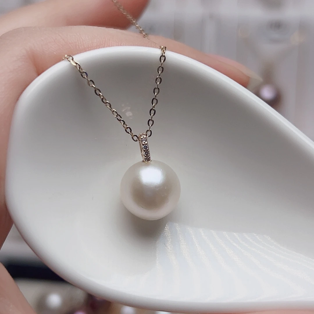 淡水珍珠未镶嵌吊坠(赠链)