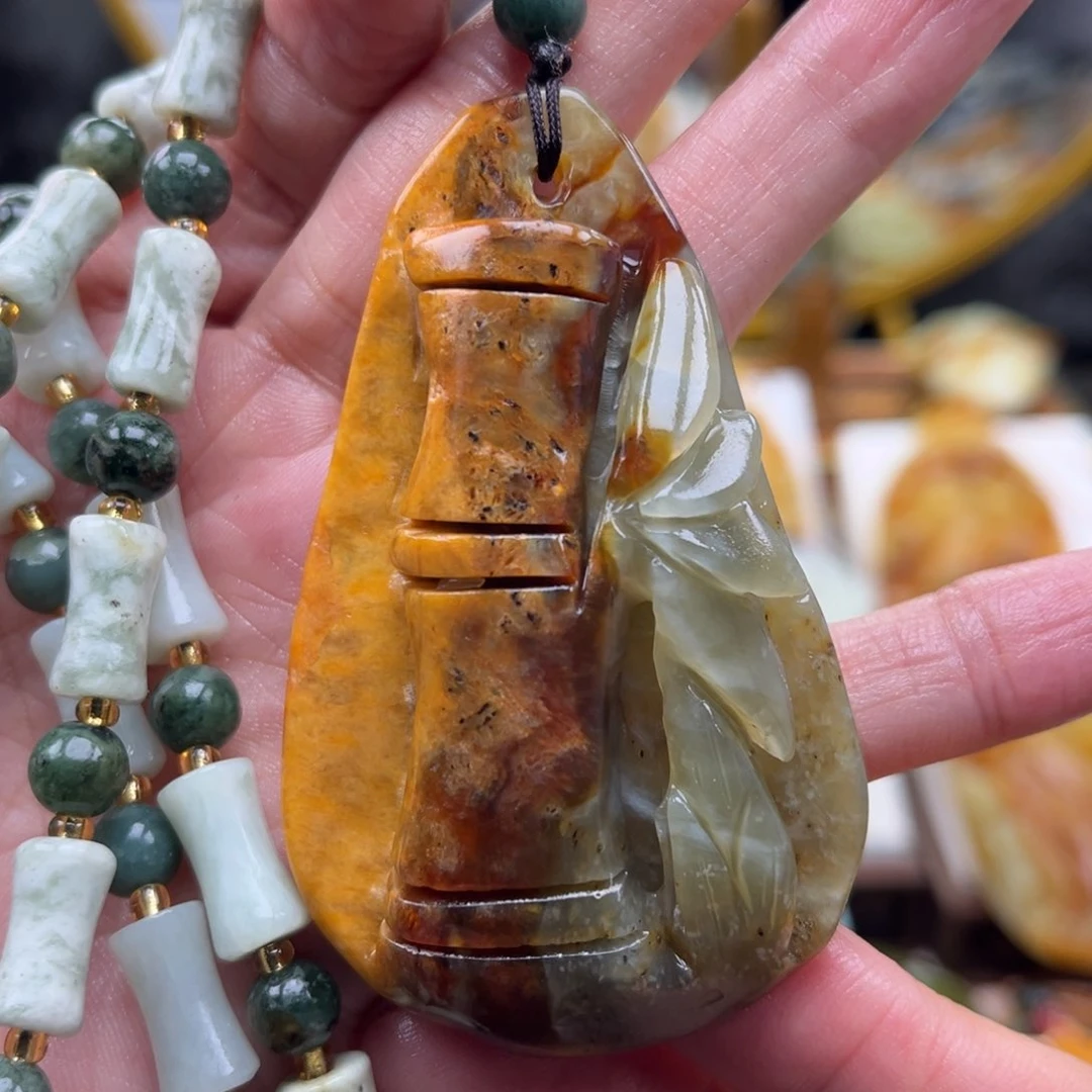 岫玉未镶嵌挂件挂件