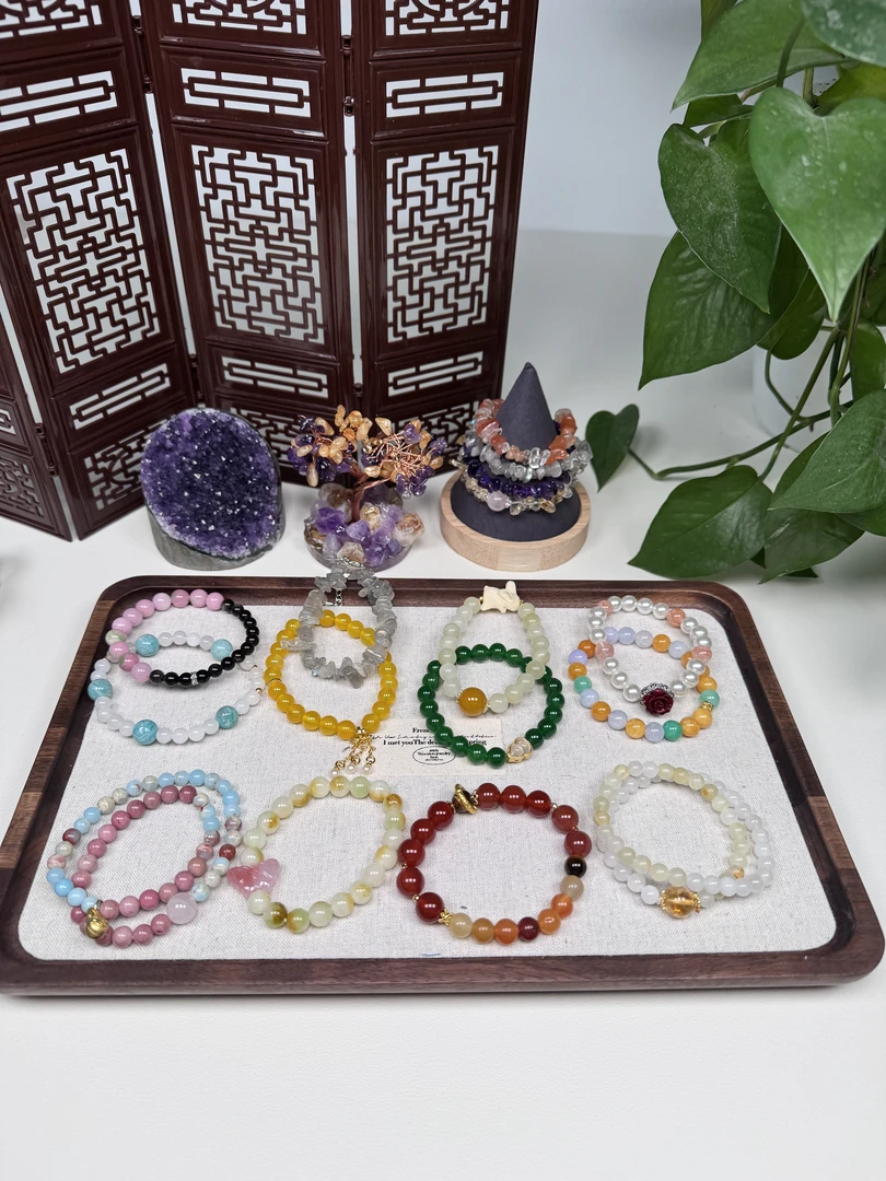 【福利】天然玛瑙水晶玉石DIY手串多样性发其一