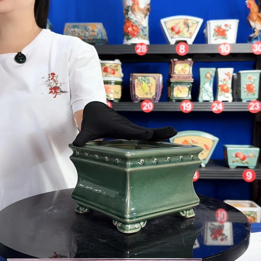 591玉绿瑕疵外口15内深9