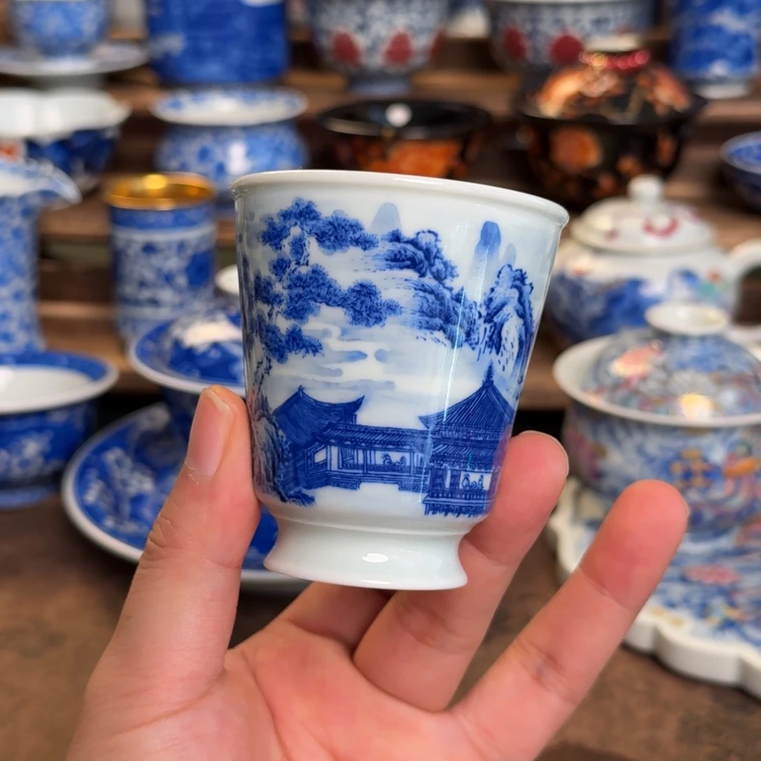 纯手工手绘陶瓷茶具