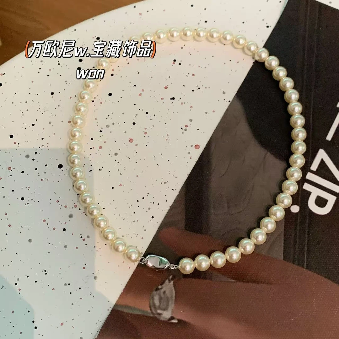 CHANGE x 珍珠项链 网红百搭复古 弧X616