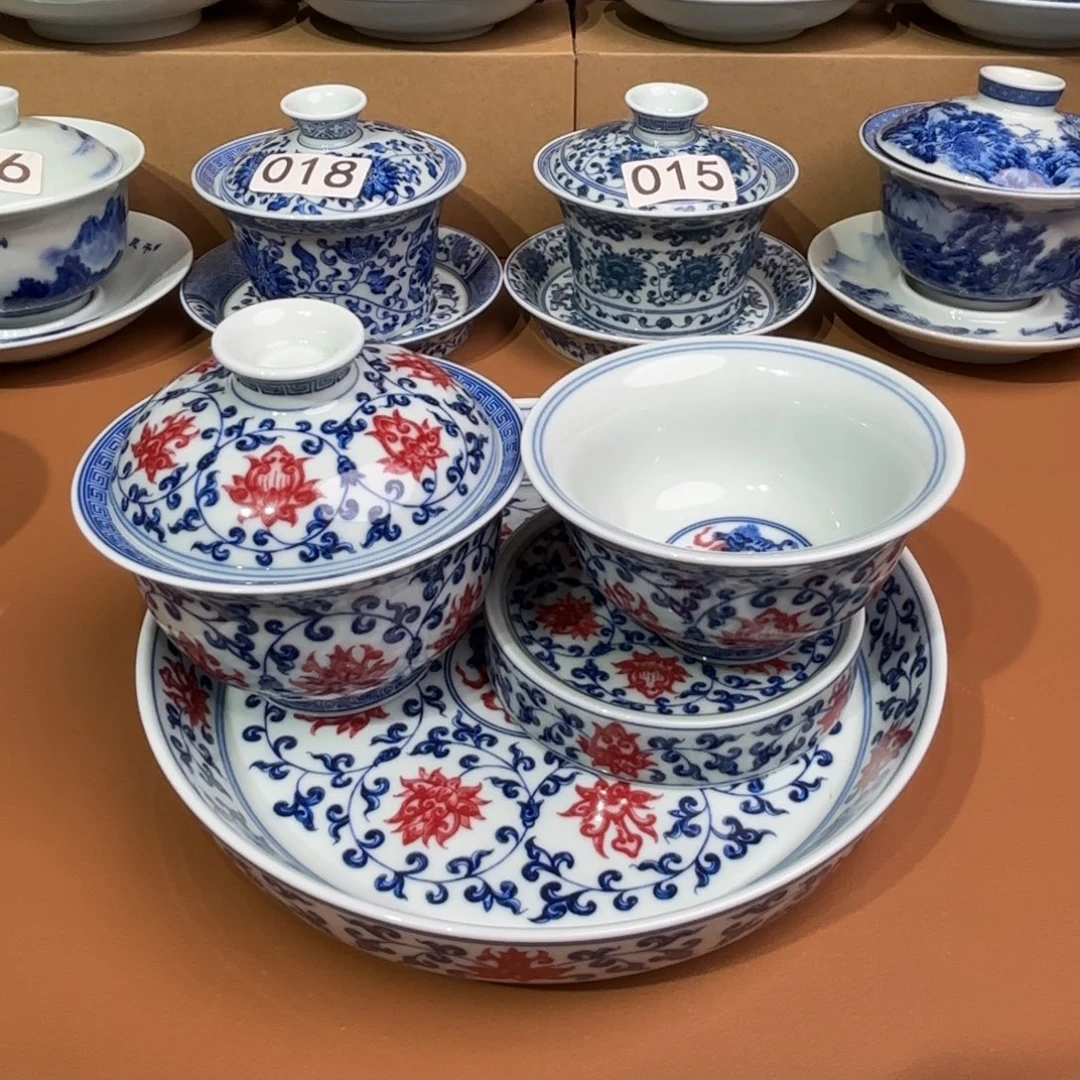 下***秒景德镇陶瓷四件套无礼盒