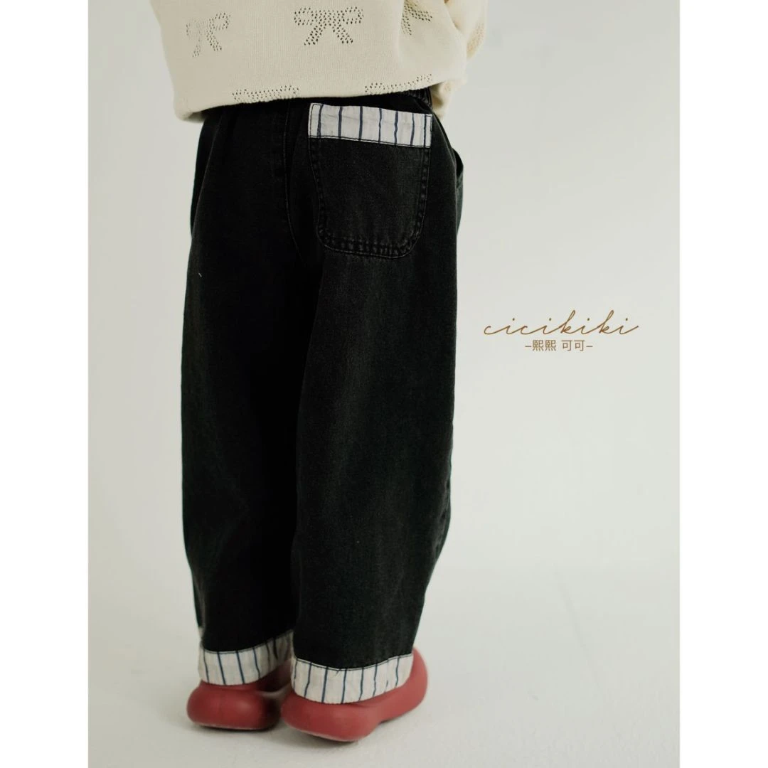 现货【亚汀】2025新款春夏时尚品质百搭牛仔裤 熙熙可可KZ2505