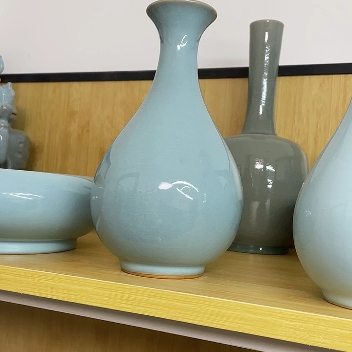 摆件大*大肚玉壶春裸发