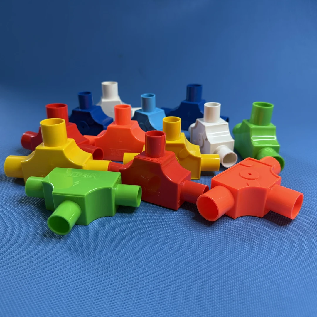 PVC带盖三通彩色三通瓦斯枪可用T型接线盒精品分线盒