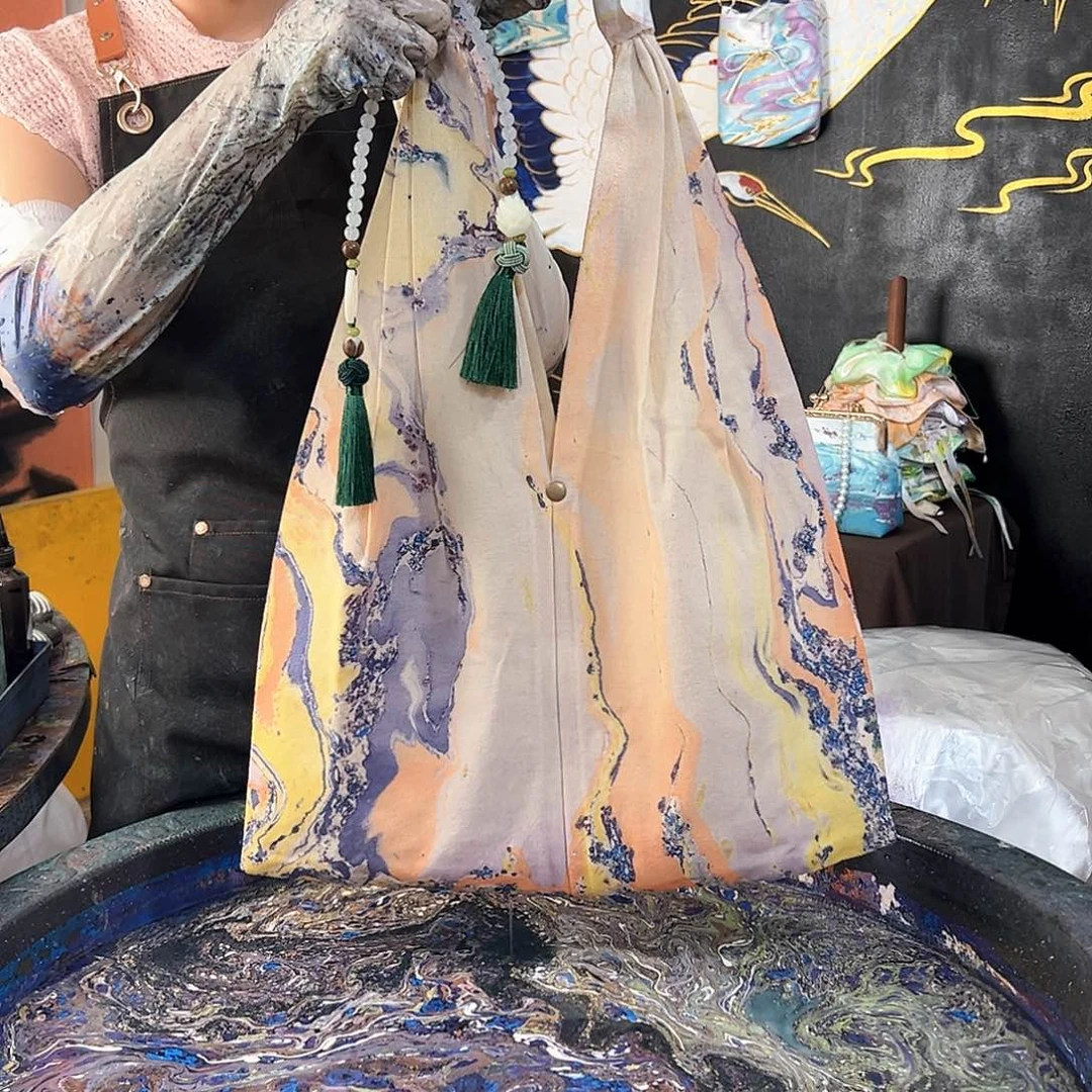 142禅意包碎花直流水