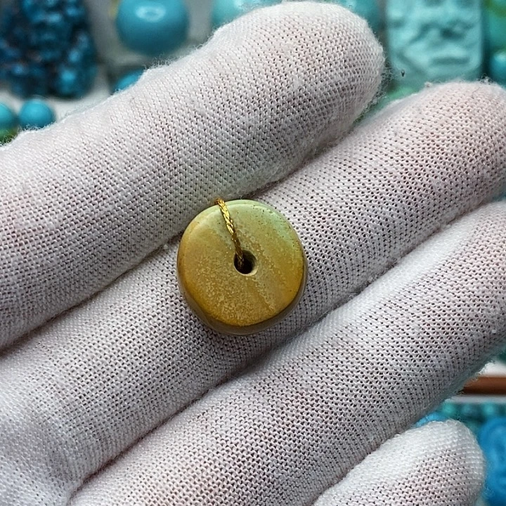 绿松石未镶嵌天然原矿 地大质检