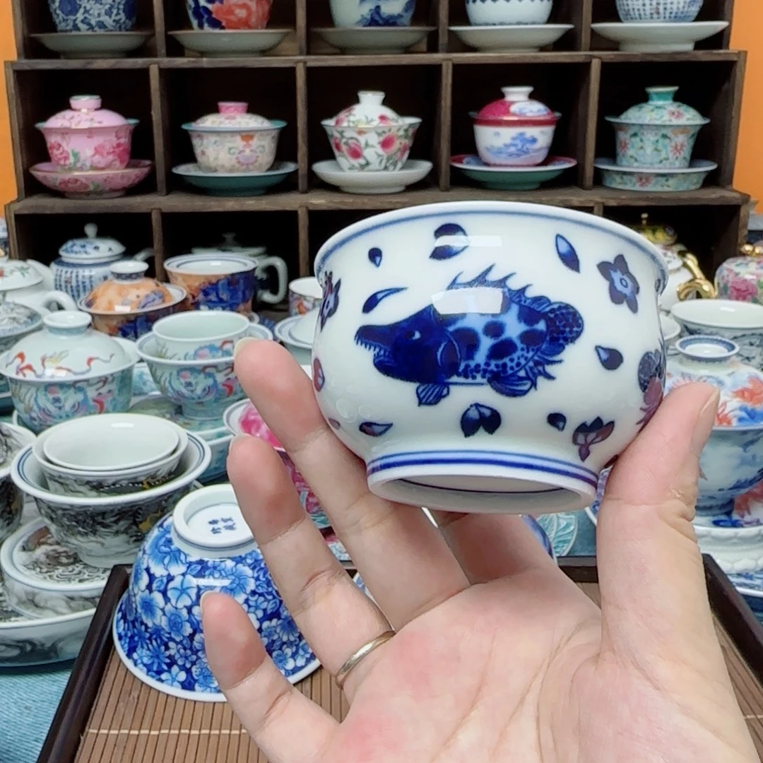 鱼藻如式杯景德镇福利