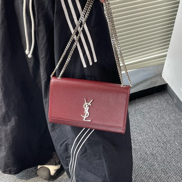 95新 YSL/圣罗兰 YSL鱼子酱kate斜挎包/J024