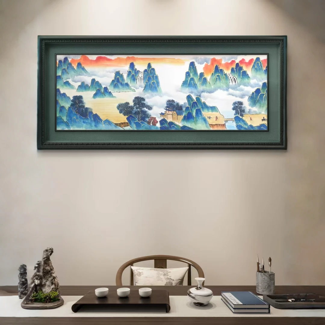 赵立鹤-江山如画-国画5米长卷