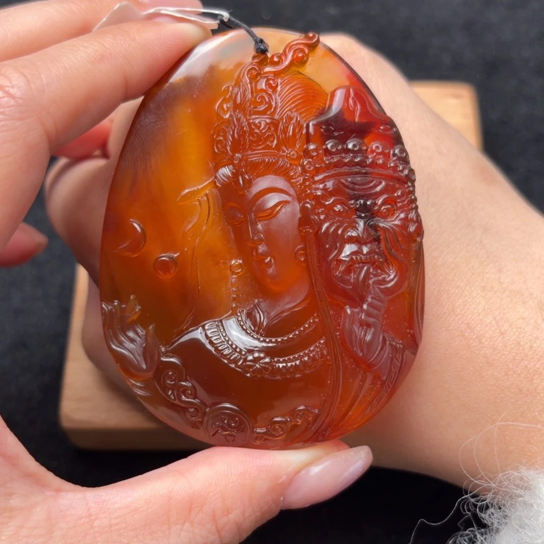 琥珀未镶嵌珠宝奇石血珀扎基拉姆