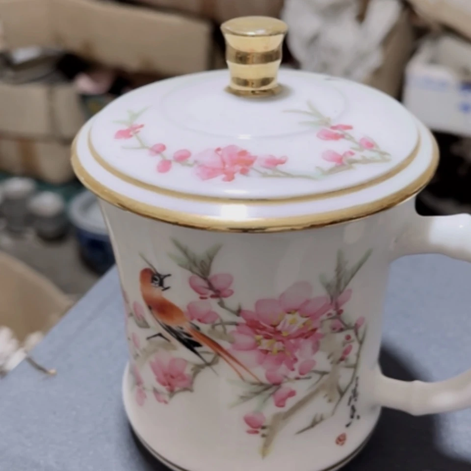 【闪购商品】紫砂茶盘桃花杯子1个