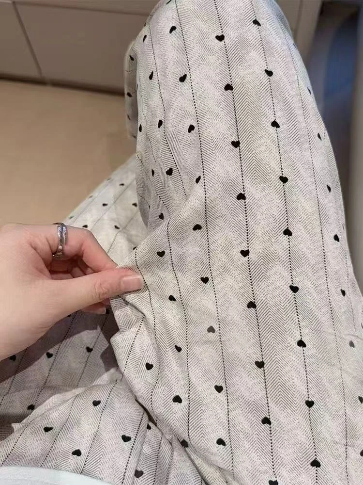 小雅姐姐 夏季新款满印复古直筒休闲裤IZ34