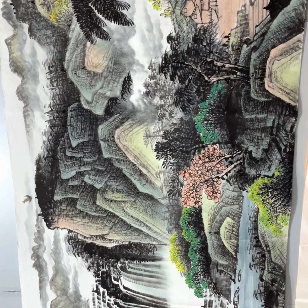 山***司国画国画作品老师手绘