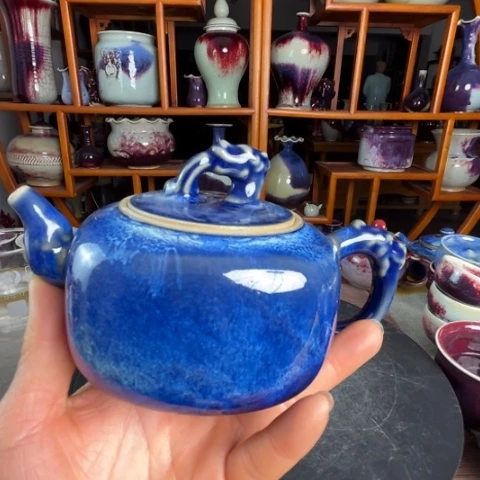 张*总牛家钧窑牛自恒老师钧瓷壶