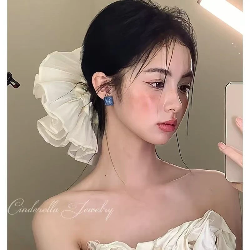 4法式复古蕾丝高级感发饰