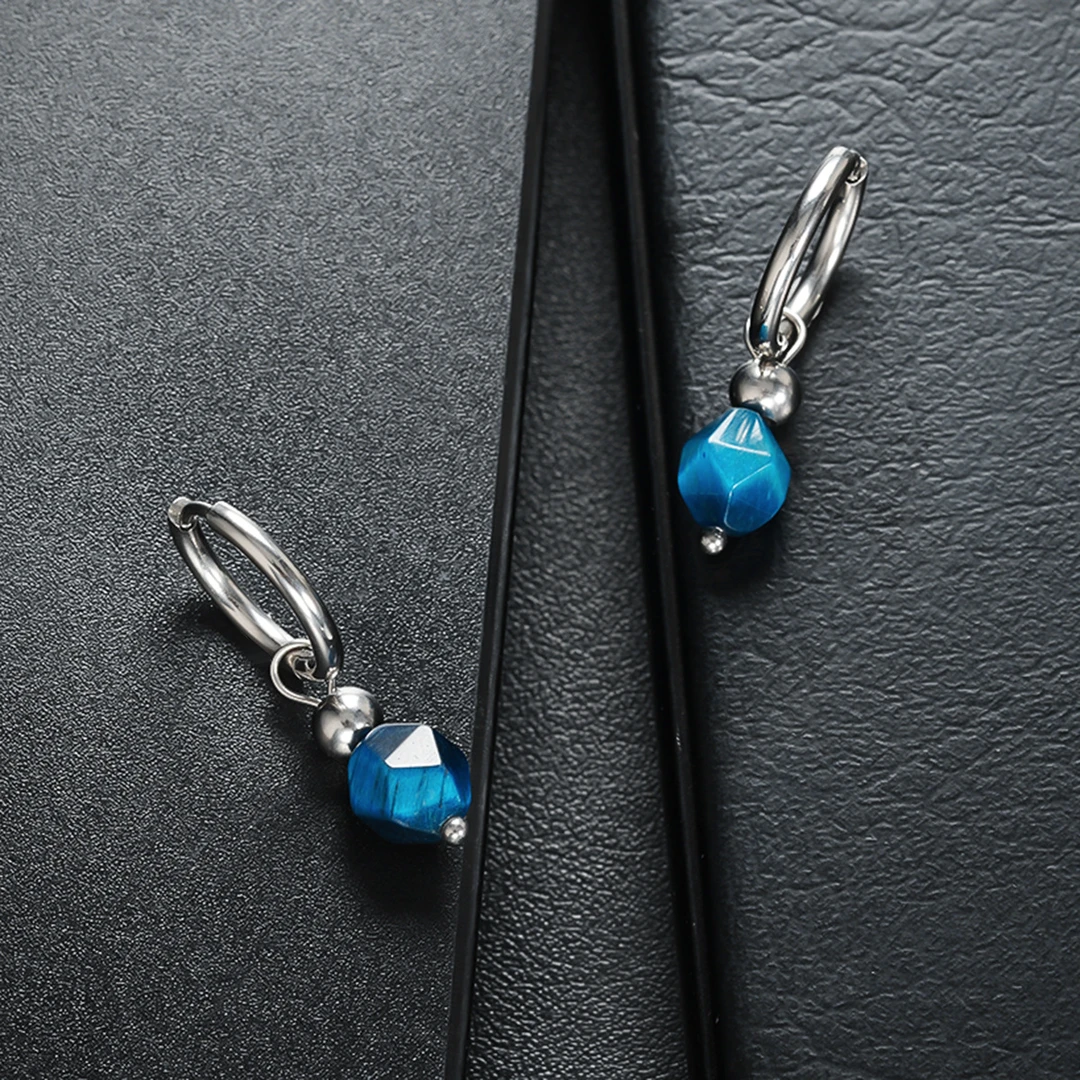 BMHM 钛钢耳饰 国潮简约耳环情侣复古小众个性设计百搭耳夹耳饰