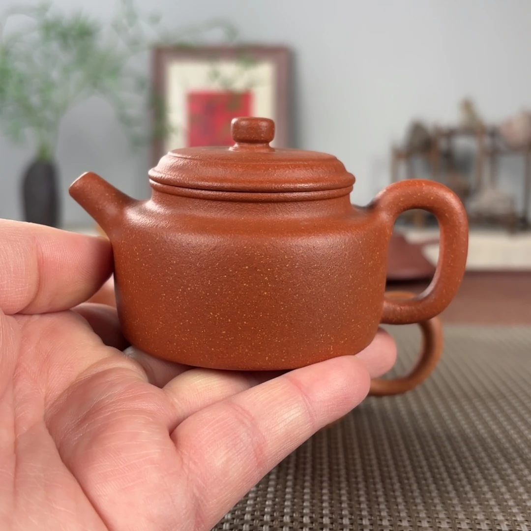 紫砂茶壶黄龙山原矿紫砂壶135