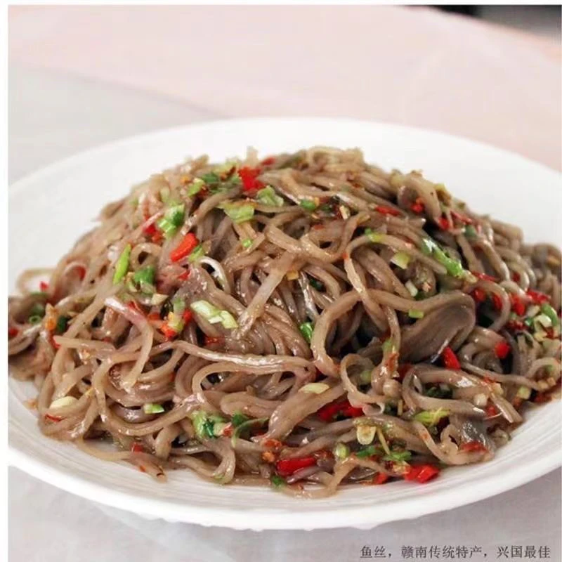 正宗江西兴国鱼丝赣南特产新鲜纯手工捶制草鱼优质鱼面鱼丝粉