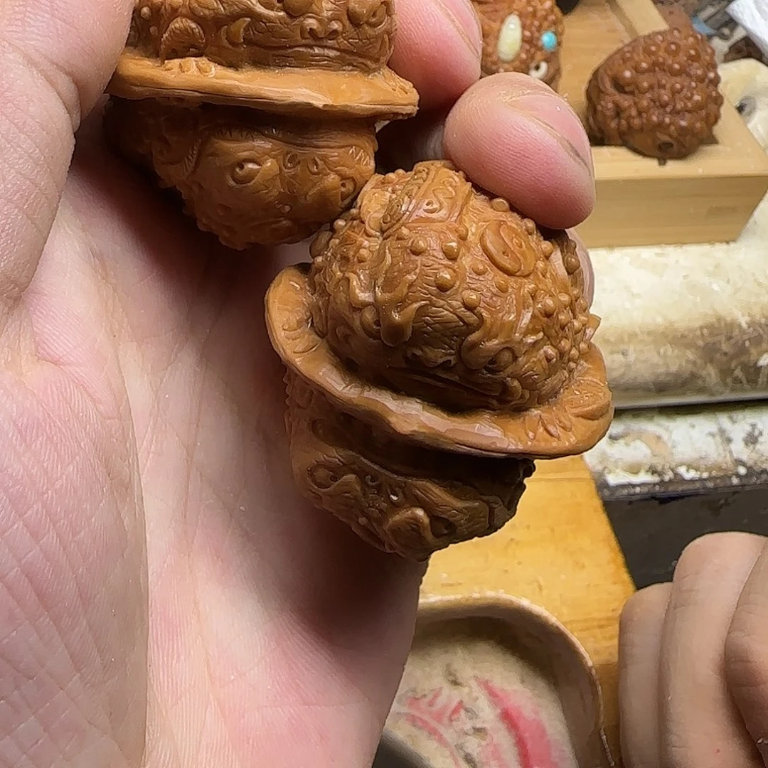 晓***悦手串/手链核桃开播福利39尺寸金蟾