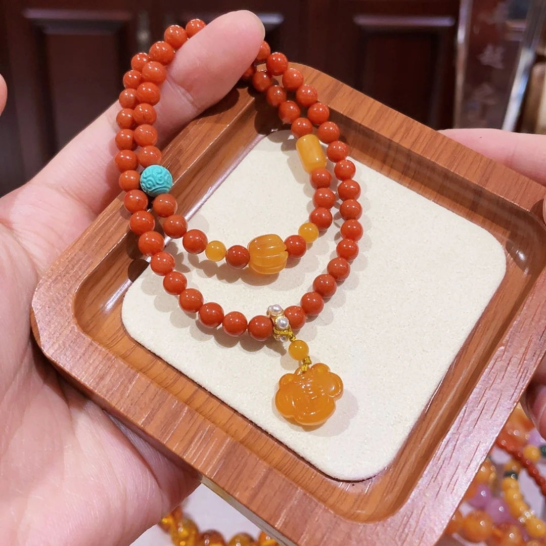 蜜蜡未镶嵌手链手串