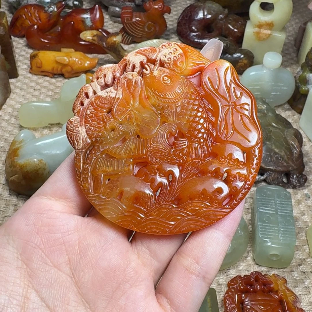 白玉菩提吊坠挂件