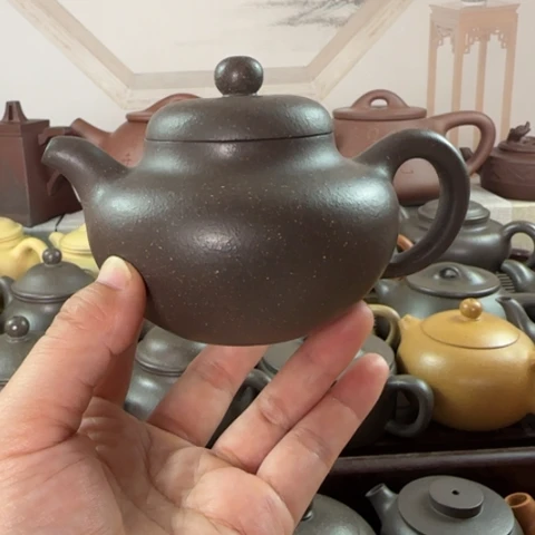 茶壶紫砂梨皮天青200cc