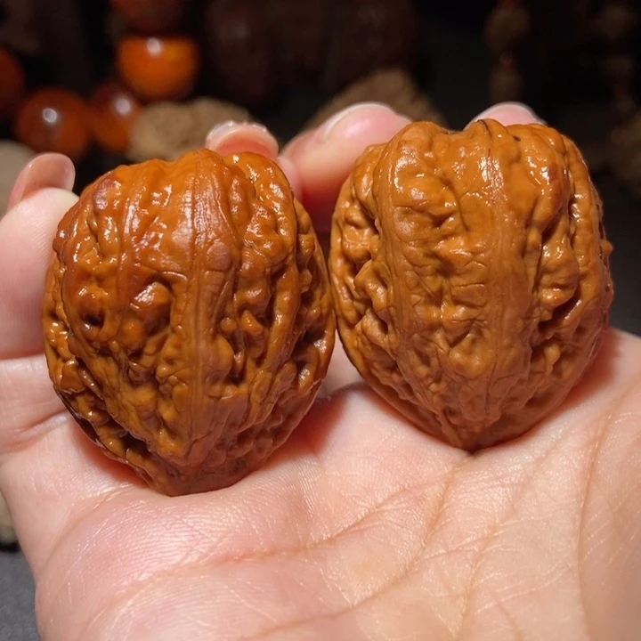 把件文玩核桃东北楸子小雪195