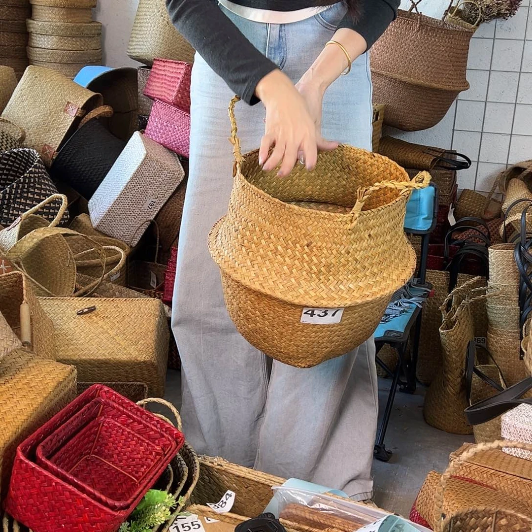 草编草编包/草编收纳盒微瑕疵