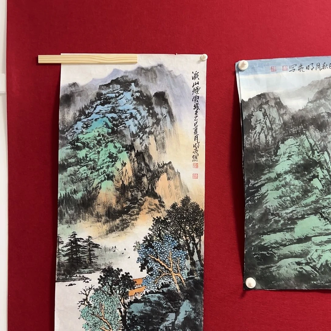 湖***客国画纯手绘国画作品