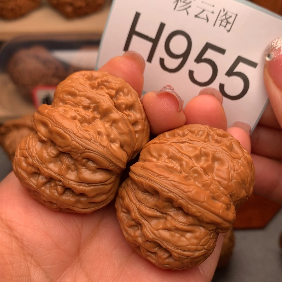 热***Y把件文玩核桃45全品元宝