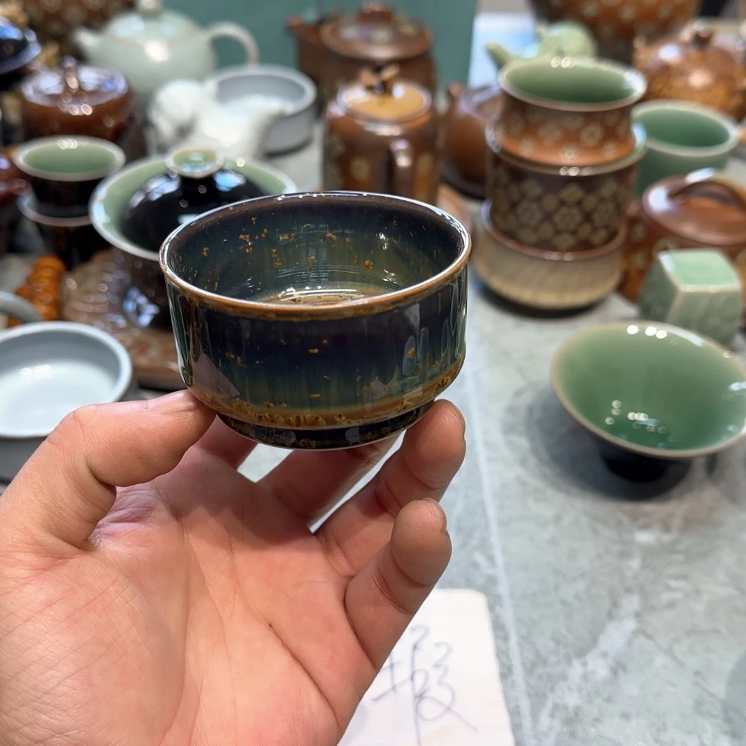 小金茶具青瓷茶器
