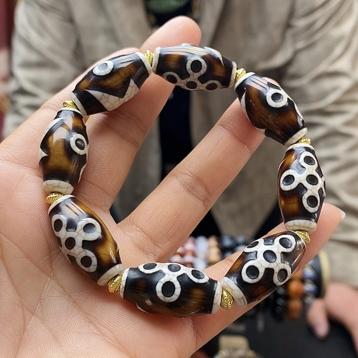 玛瑙/玉髓（覆膜）合金手链