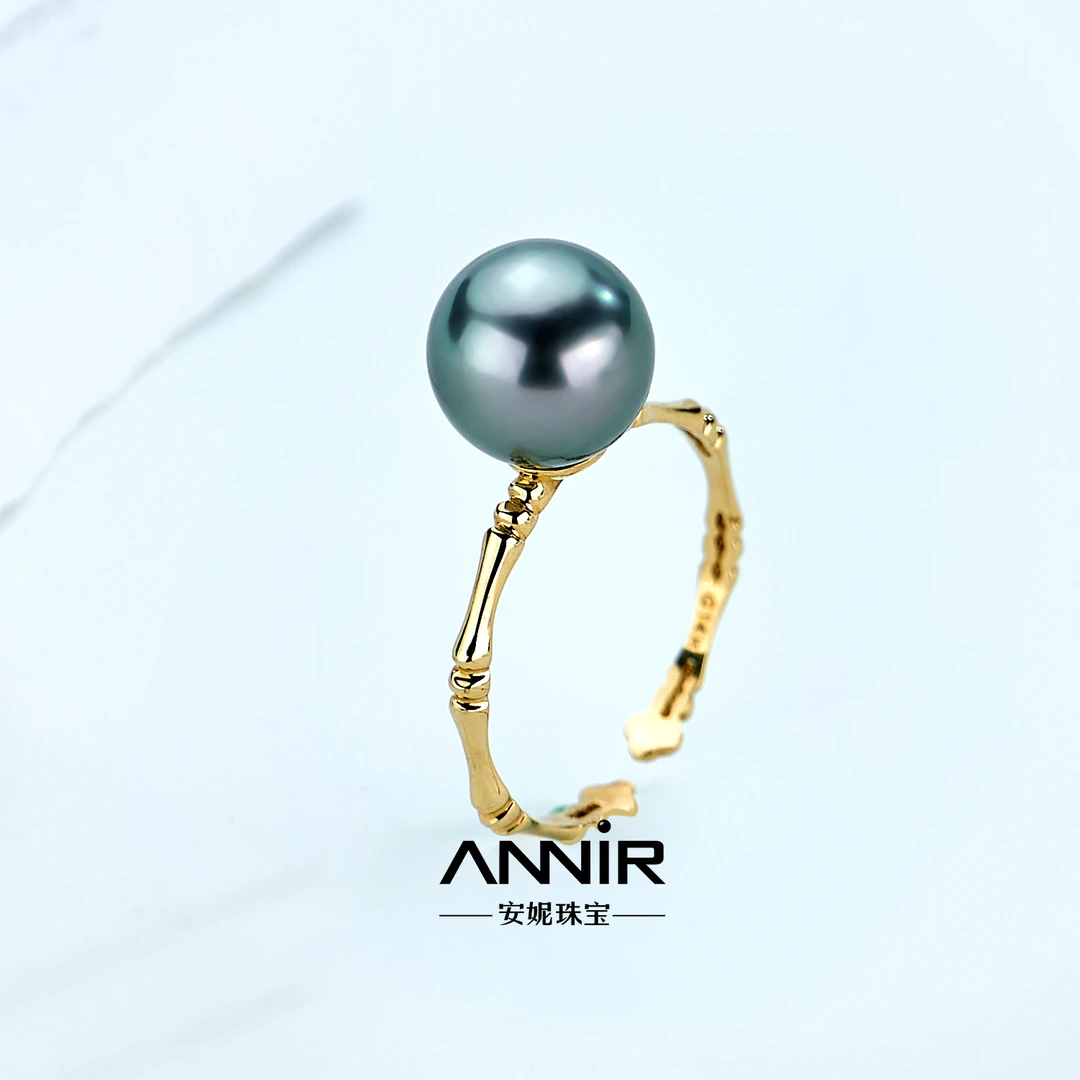 “大溪地”14k金竹节款 9-10mm 1964H00DY