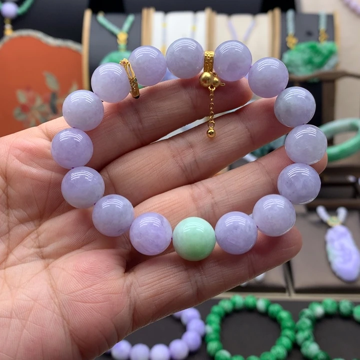 翡翠未镶嵌手链翡翠手链