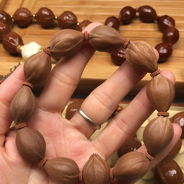 橄榄核手串梅林铁核15 X23小世界三面佛