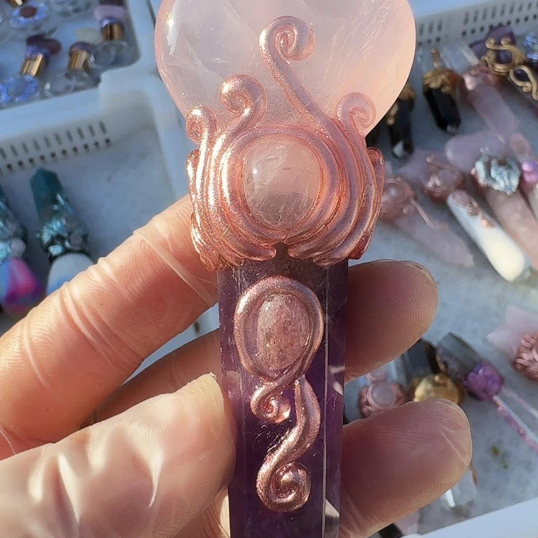 N***g黄晶手链未镶嵌粉