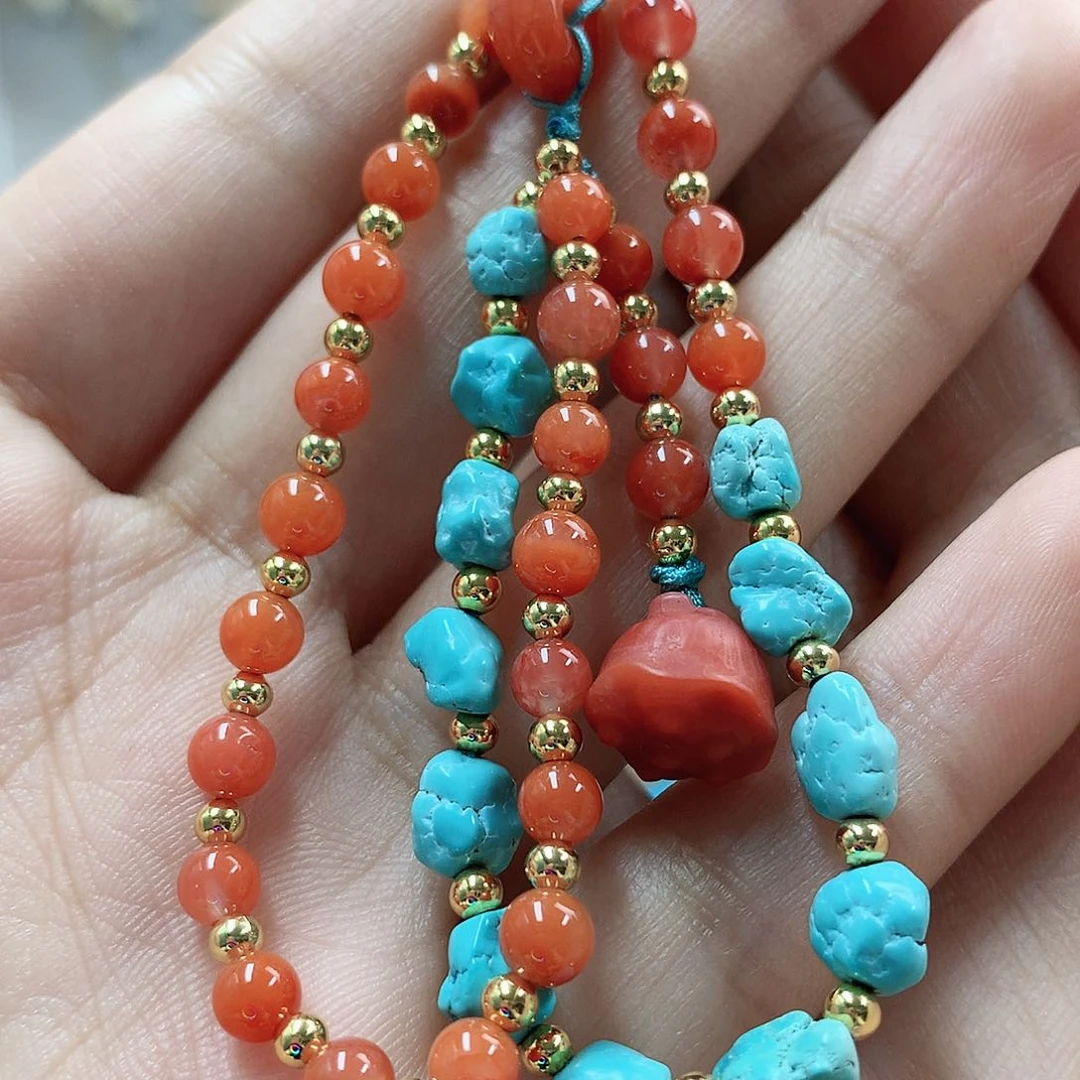 未镶嵌绿松石珠宝奇石