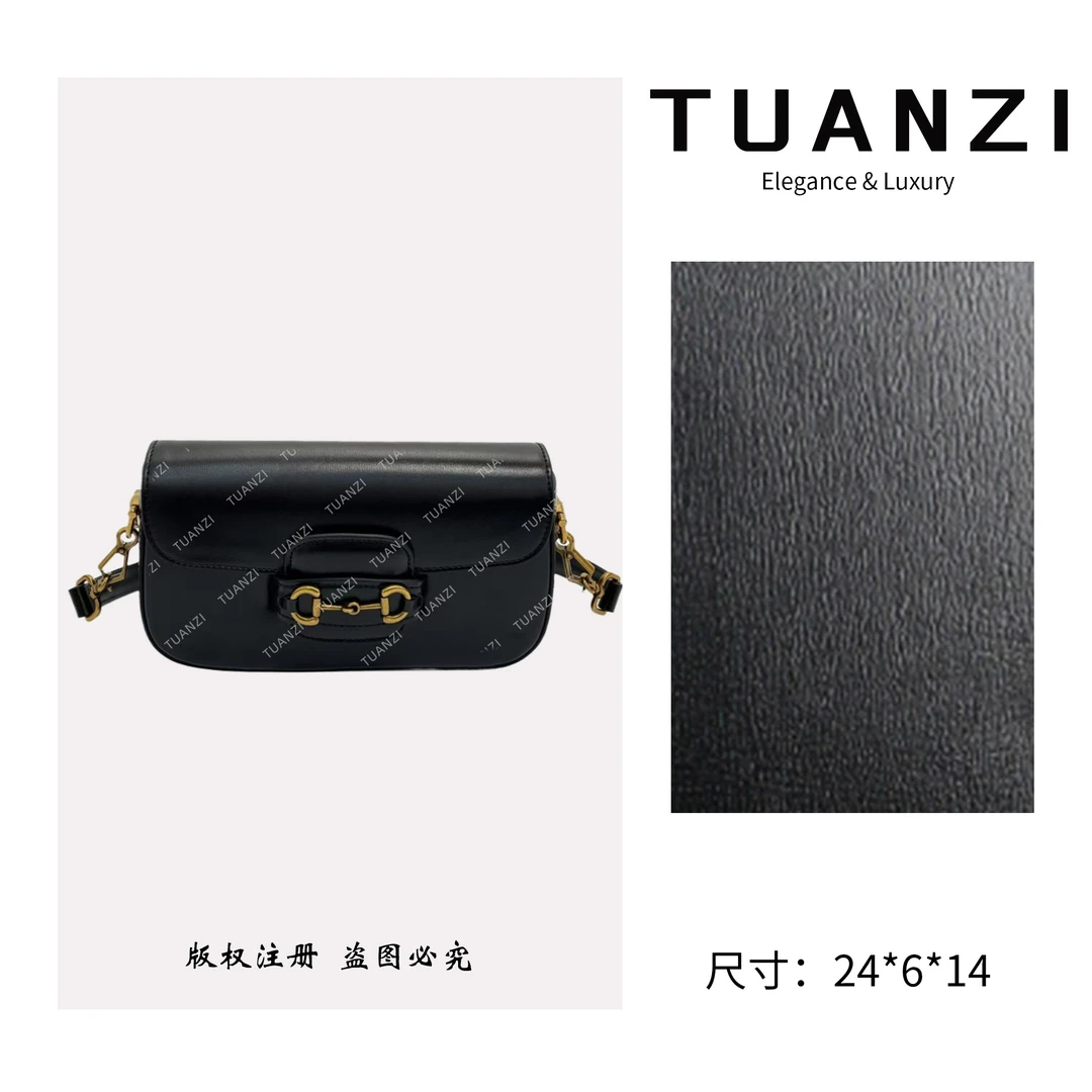 TUANZI【Horsebit】古老师家1955单肩腋下女包 XKY-2009-黑色