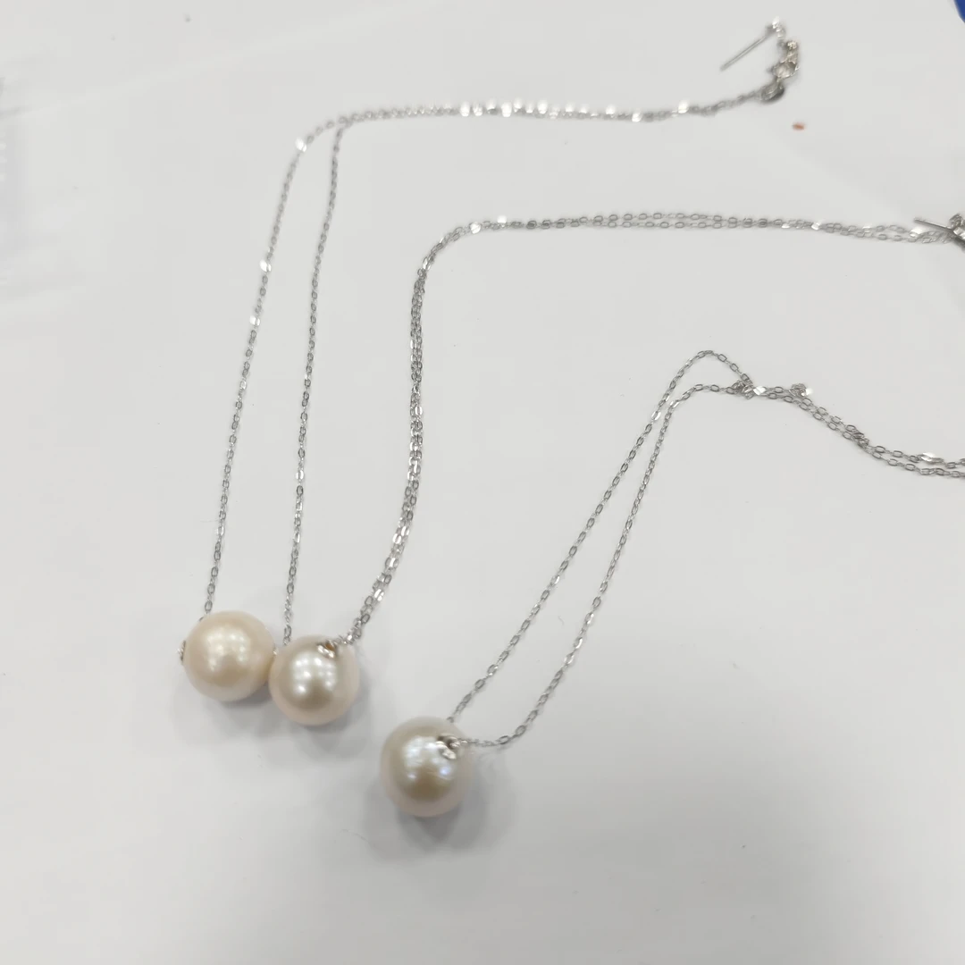 【书记甄选】天然淡水珍珠锁骨链 多样性发一件 约11mm XY3898