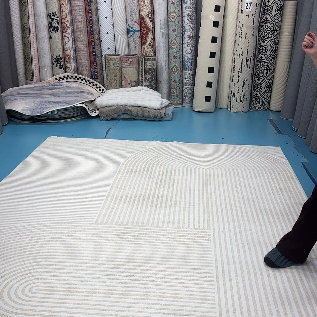 混纺240×348误差±1-3cm精编细砂仿羊绒棉布底微瑕