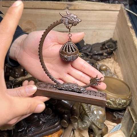 铜制工艺把玩摆件