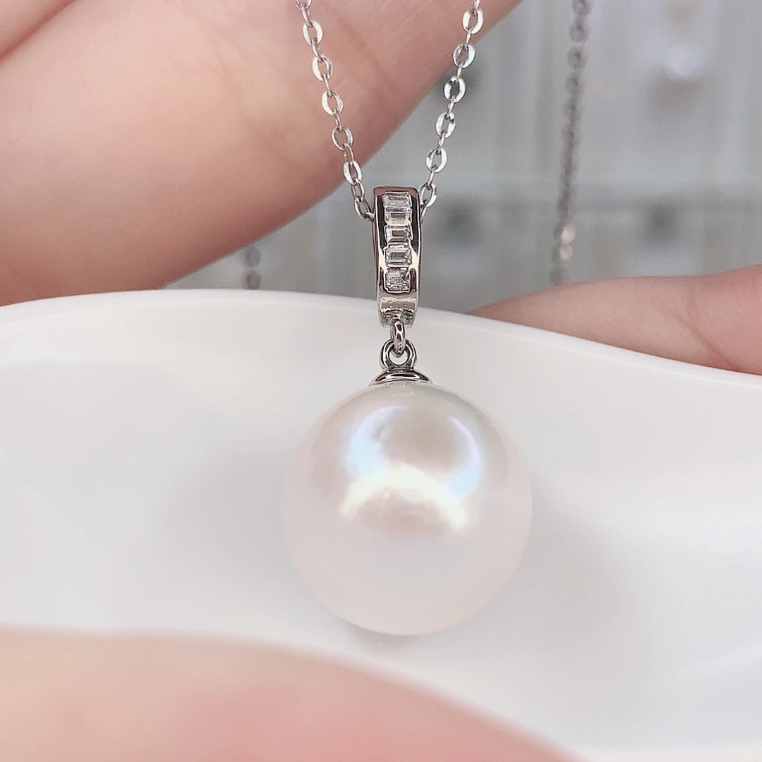 淡水珍珠吊坠(赠链)合金