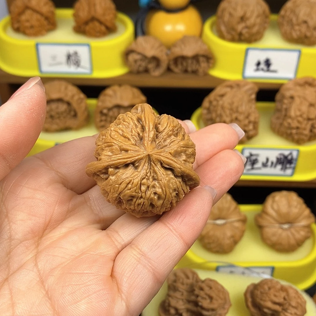 核桃雨花石 文玩/木作/... 文玩把件